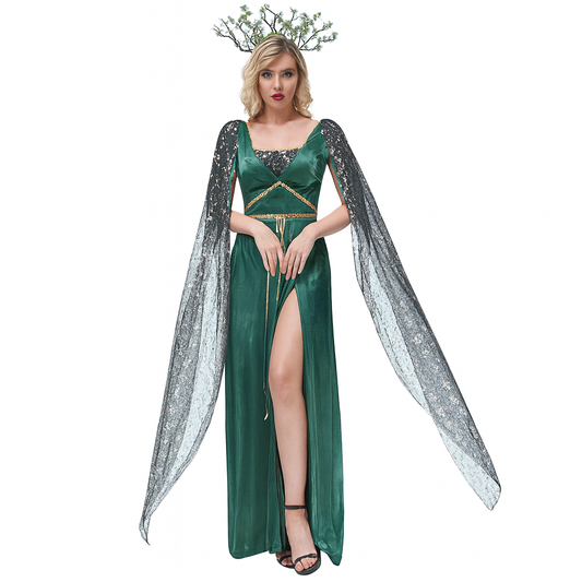 Green Medusa Women Costume