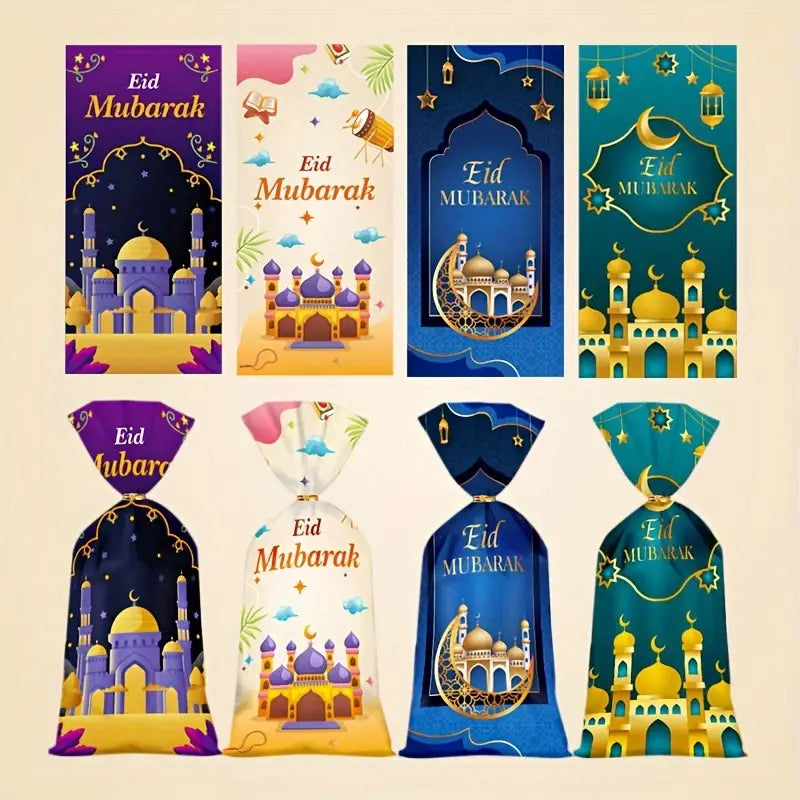 Eid Mubarak 20 Pack Candy Gift Bags - Only Bags
