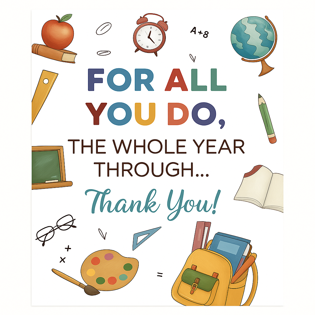 Teacher's Day Greeting card