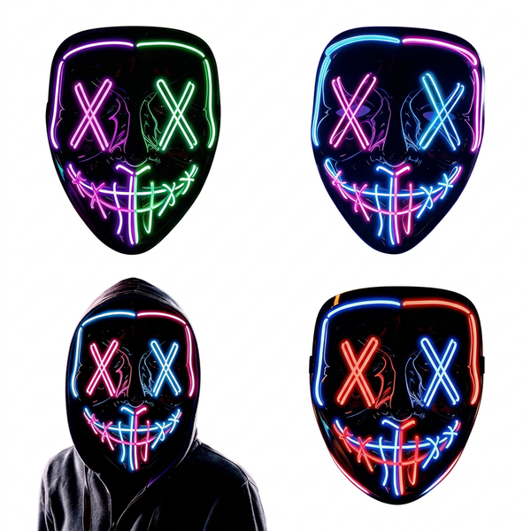 Mask LED Light up - 1 Pc Random color