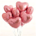 Load image into Gallery viewer, Heart Shape helium Pastel Pink Foil Balloon 10 Pcs

