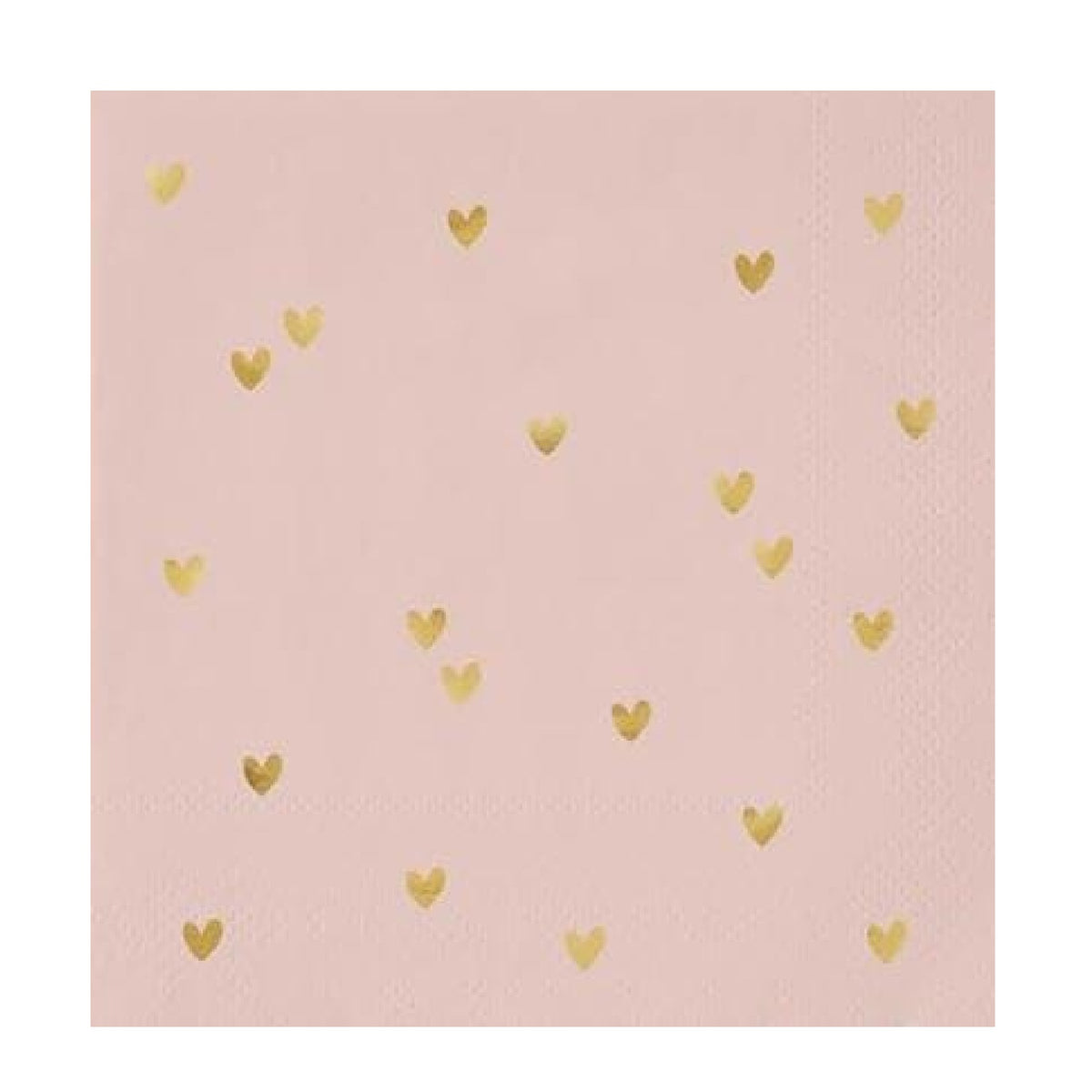 Pink Bride Heart Theme Paper Napkins