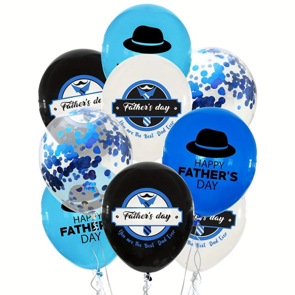 Father's Day 5 Pcs Latex Helium Balloon Set