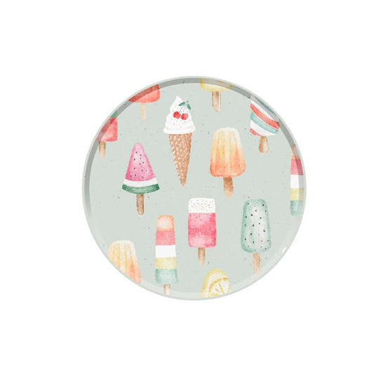 Candly Land Frosty Popsicles   7 Inch Paper Plates
