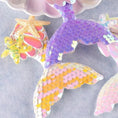 Load image into Gallery viewer, Mermaid Sequin Tail Cake Toppers
