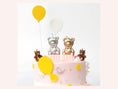 Load image into Gallery viewer, Metallic Bear cake candle
