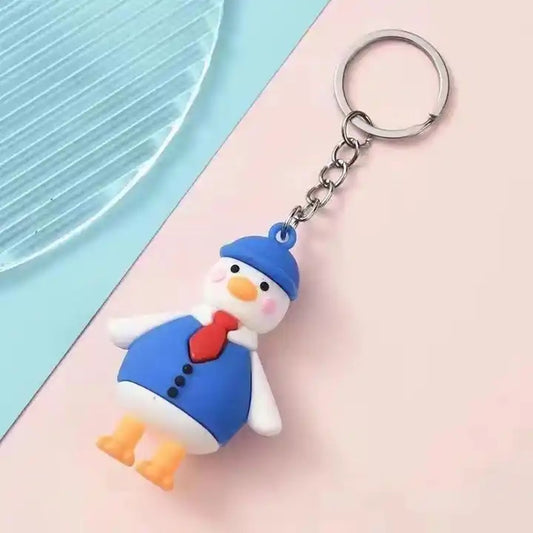 Duck Keychain Blue