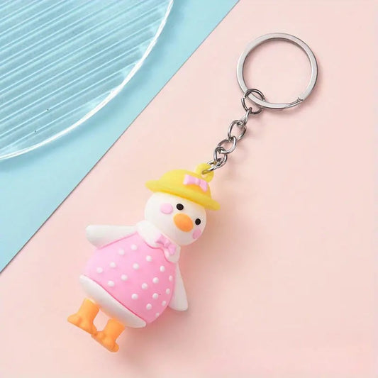 Duck Keychain Pink