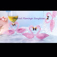 Load and play video in Gallery viewer, Luau Party Flamingo Eyeglasses Set
