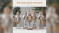 Load and play video in Gallery viewer, Christmas Wooden Nutcracker 23.5*14.5*4.5
