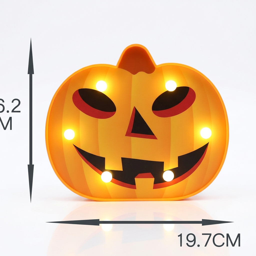 Pumpkin product photo with a white background