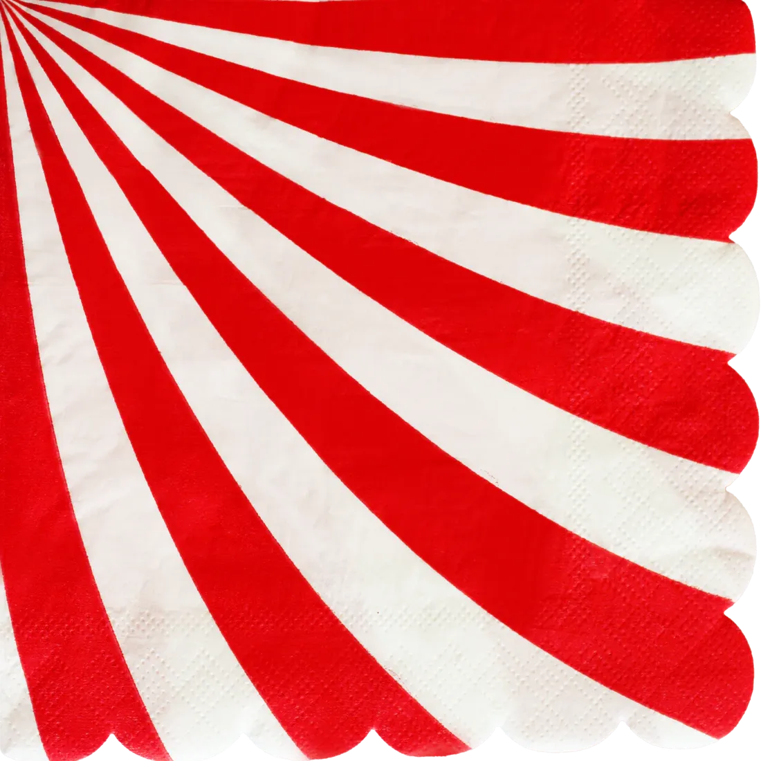Red Swirl Paper Napkins Set