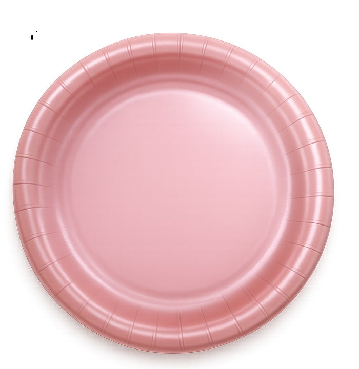 Rose Gold Round 9 Inch Paper Plates