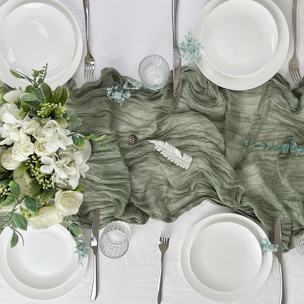 Emerald Bohemian Table Runner