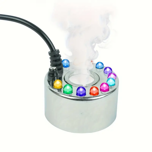 Silvery with light home desktop Mist Maker