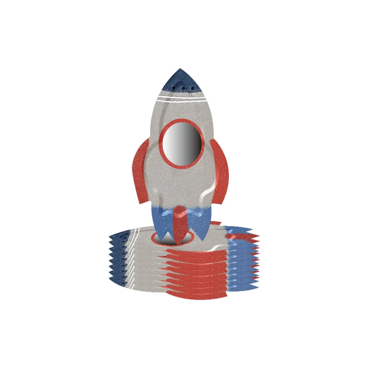 Spaceship Theme 8 inch Plates Set