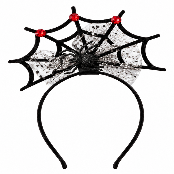 Spider Web Star Silver Head Band