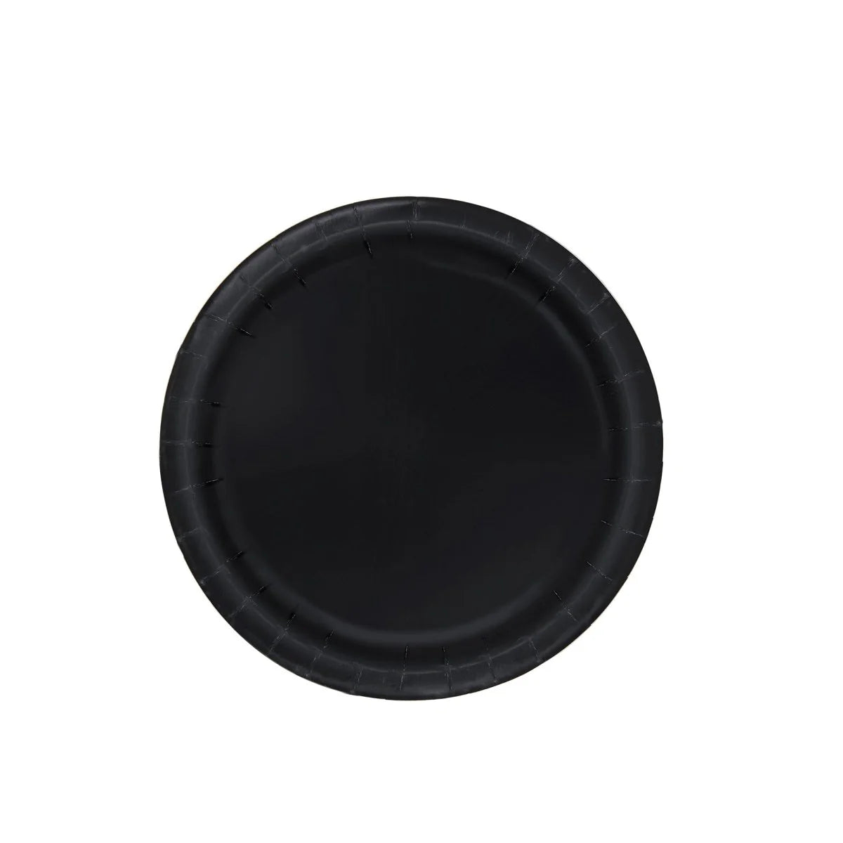 Black Round 7 Inch Paper Plates