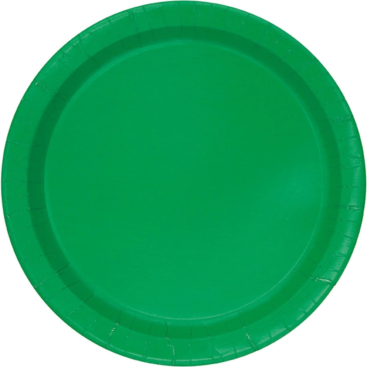 Green Round 9 Inch Paper Plates