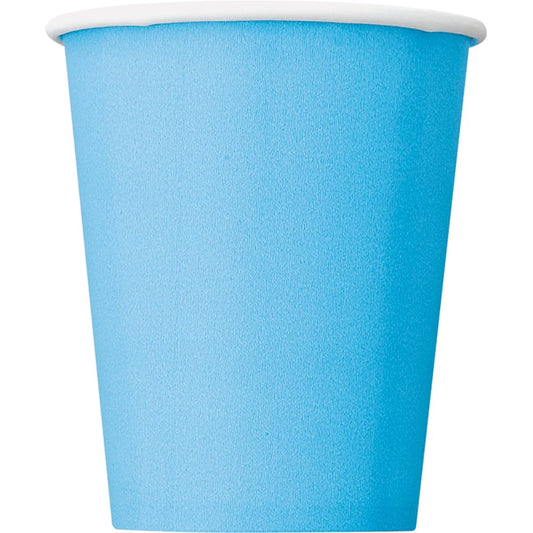 Light Blue Paper Cups