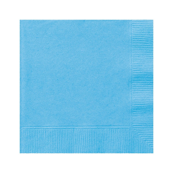 Light Blue Paper Napkins