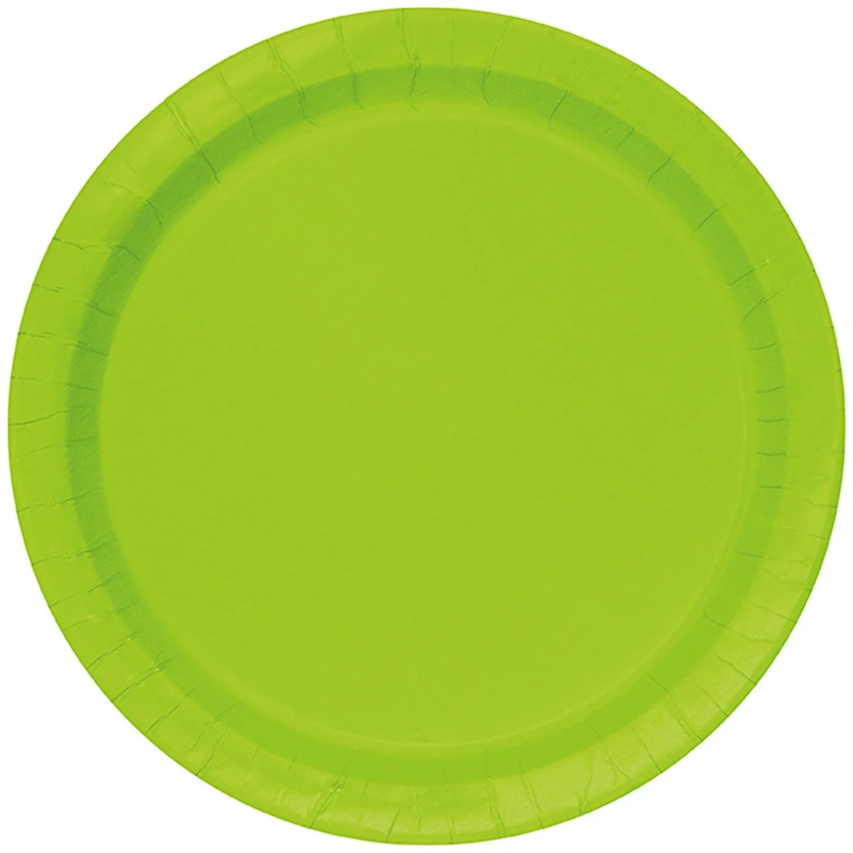 Apple Green Round 9 Inch Paper Plates