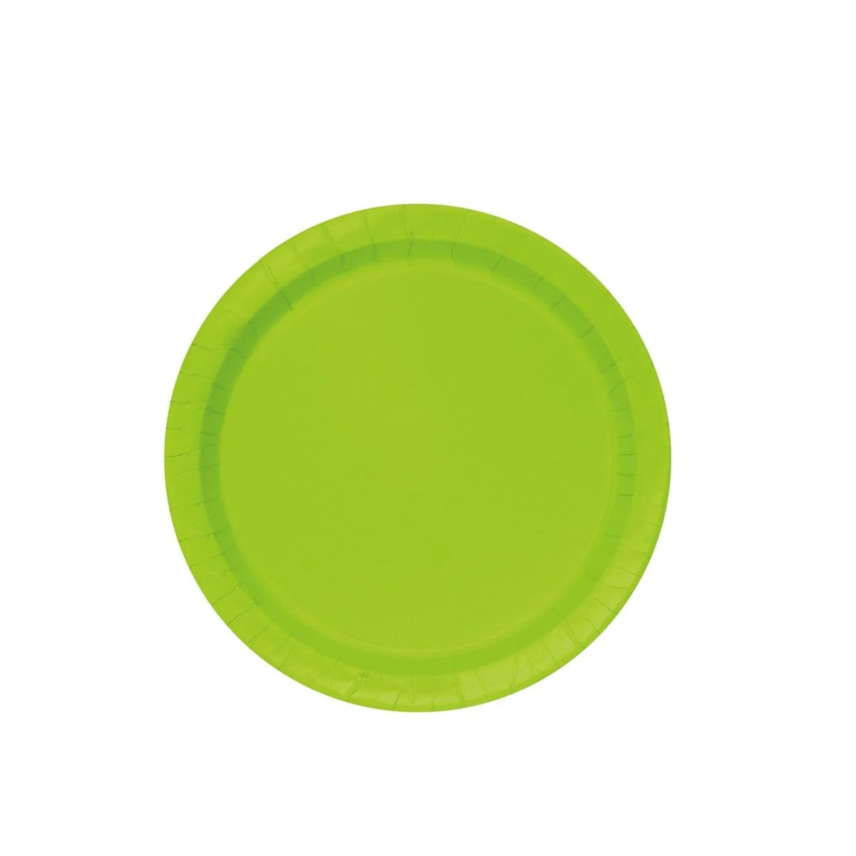 Apple Green Round 7 Inch Paper Plates