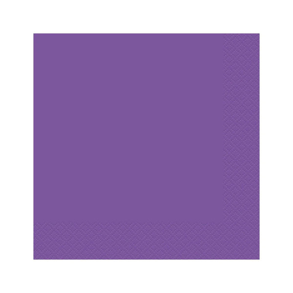 Purple Paper Napkins