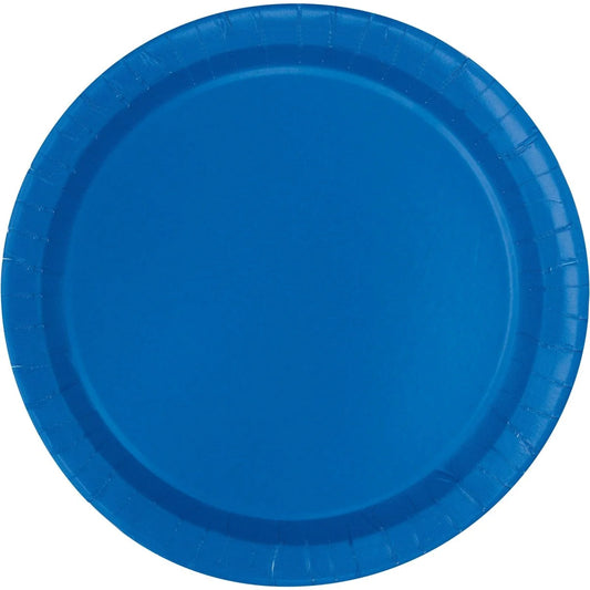 Navy Blue Round 9 Inch Paper Plates