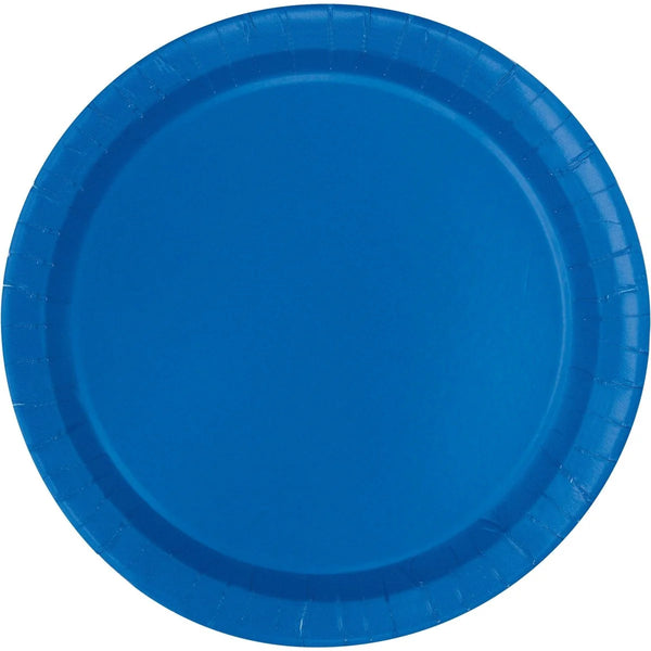 Navy Blue Round 9 Inch Paper Plates