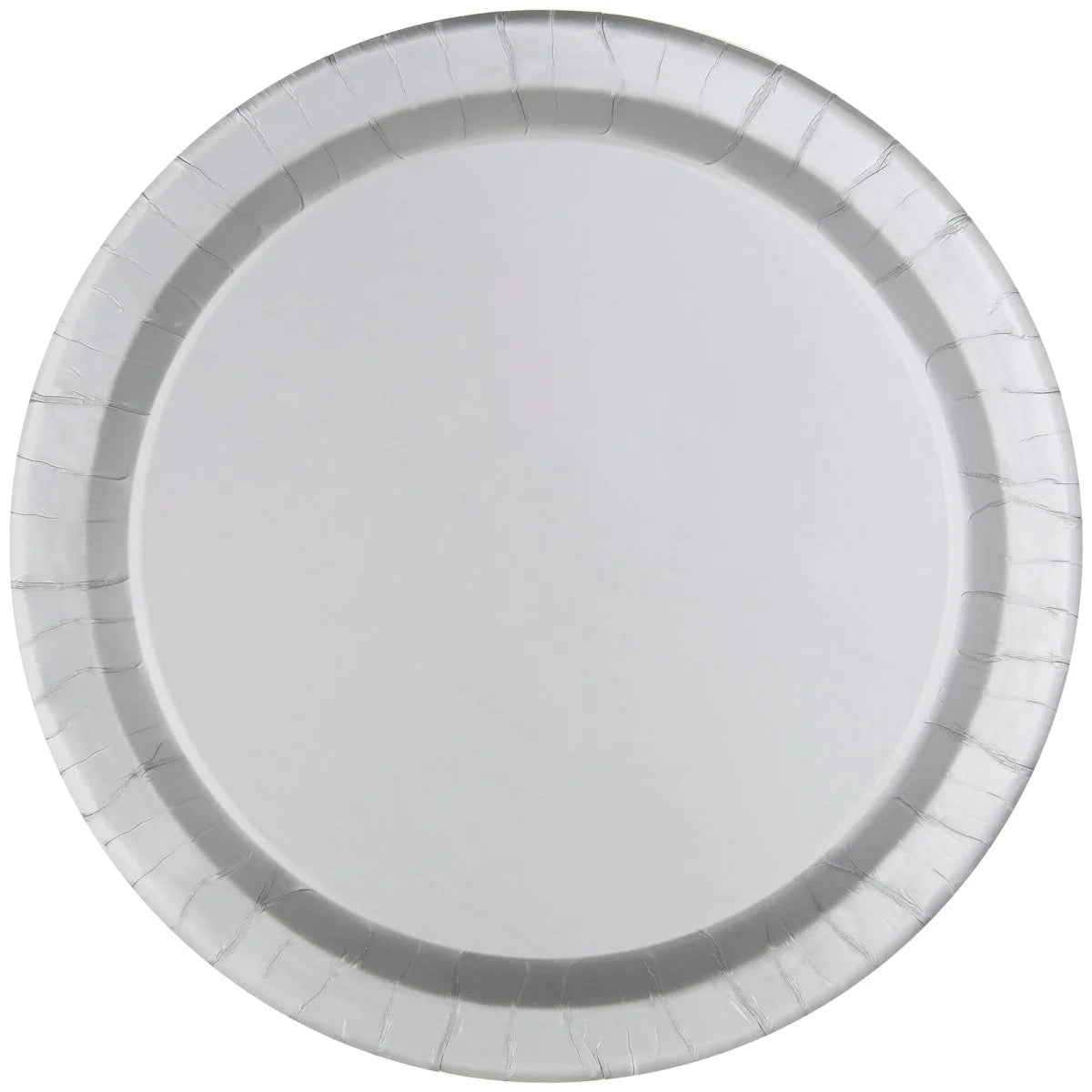 Silver Round 9 Inch Paper Plates