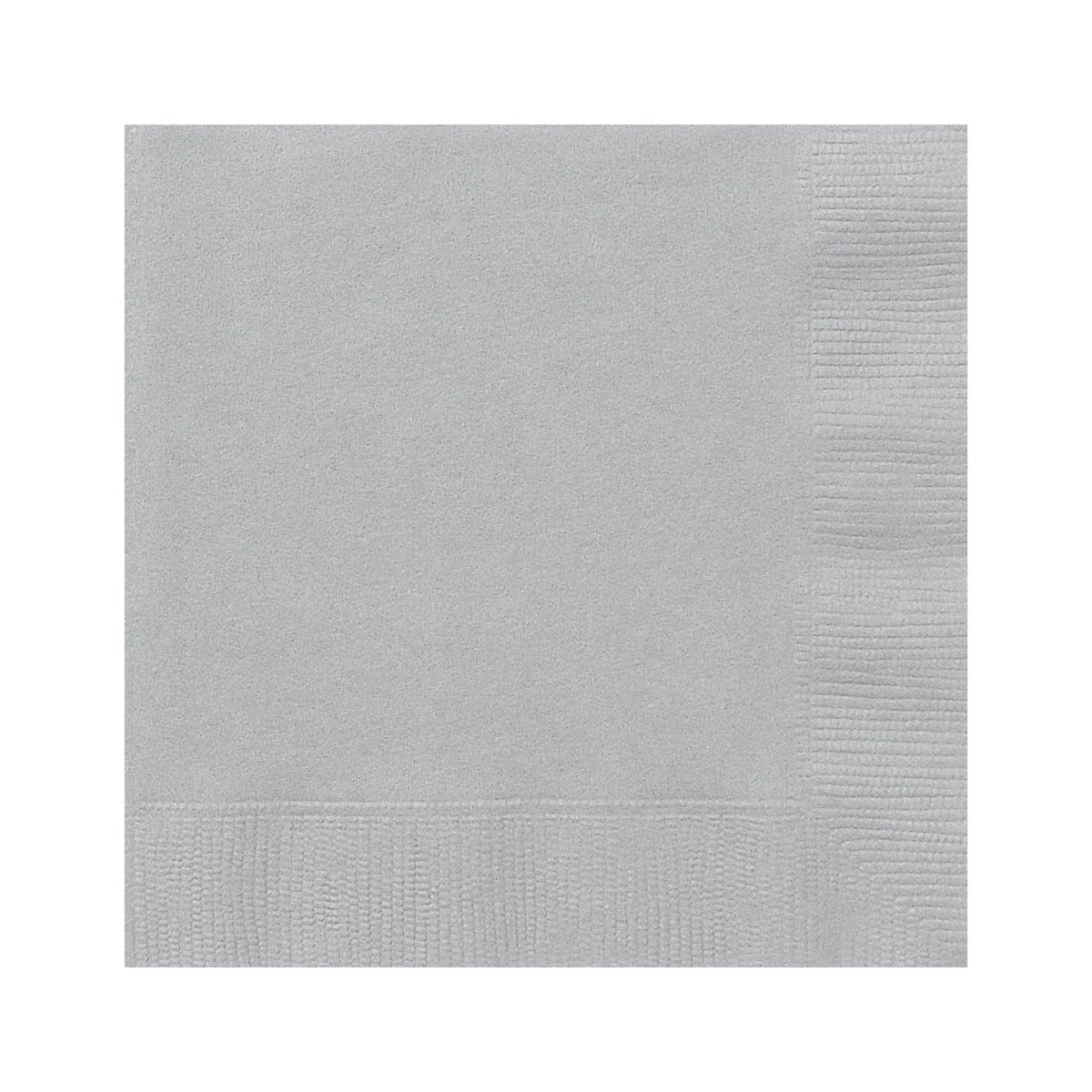 Silver Paper Napkins