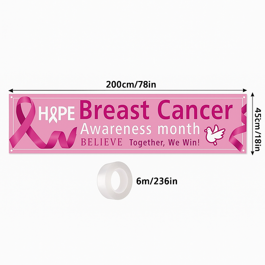Pink October Banner– Breast Cancer Awareness