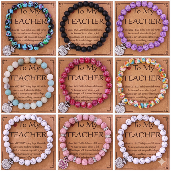 Teacher's Day Gratitude Bracelet 1 Pc - random color
