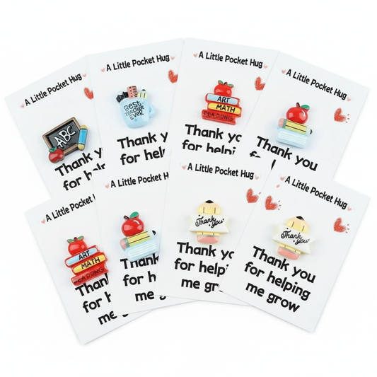 Teacher's Day Card with Resin Pin Holder