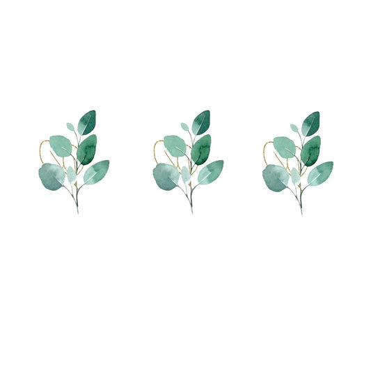 Green Foliage Leaves Cake Toppers