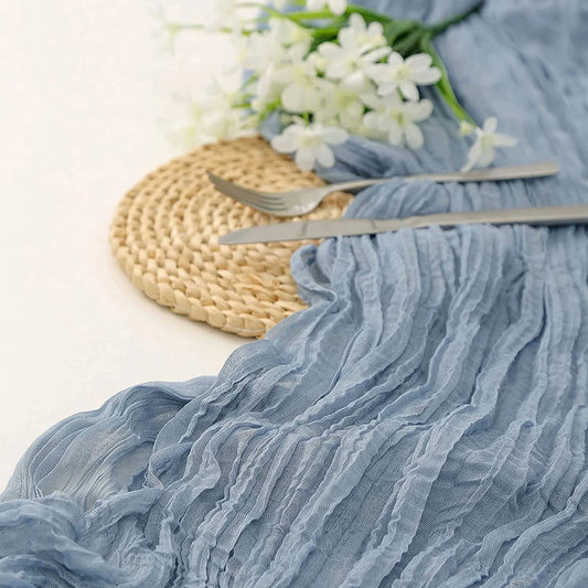 Blue Bohemian Table Runner
