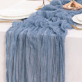 Load image into Gallery viewer, Blue Bohemian Table Runner
